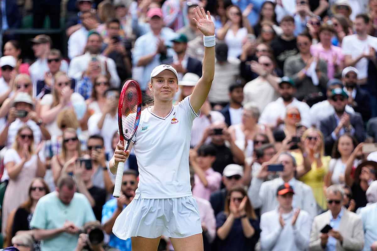 2024 Wimbledon tennis Elena Rybakina vs Elina Svitolina photo gallery_1